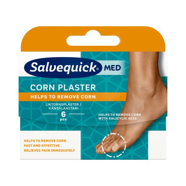 Salvequick Med Corn plaster känsälaastari 6 kpl