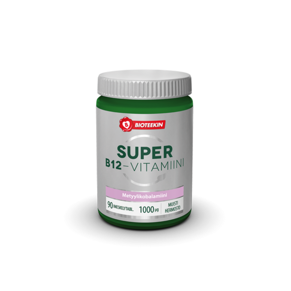 Super B12-vitamiini 90 imeskelytabl