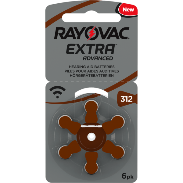 Rayovac Kuulokojeparisto 312 6 kpl