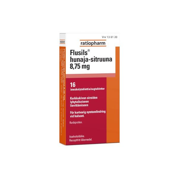 FLUSILS HUNAJA-SITRUUNA imeskelytabletti 8,75 mg 16 fol