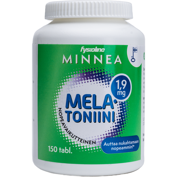 Minnea Melatoniini nopeavaikutteinen 1,9 mg 150 tabl