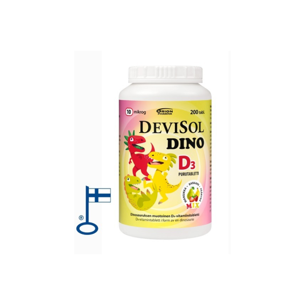 Devisol Dino mix 10 mikrog 200 purutabl