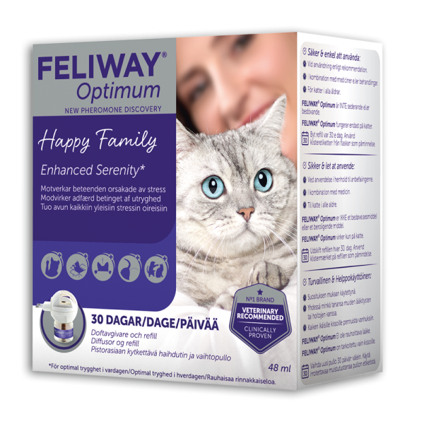 FELIWAY OPTIMUM haihdutin ja liuos 48 ml