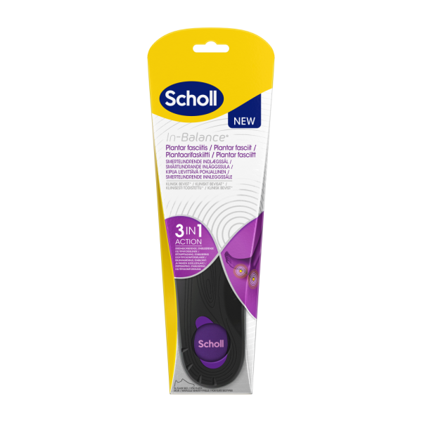 Scholl In-Balance pohjall. Plantar Fasciitis/S 1 kpl