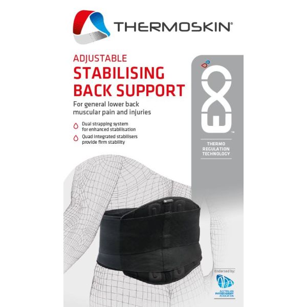 Thermoskin EXO Adj Back Stb 80113 one size 1 kpl