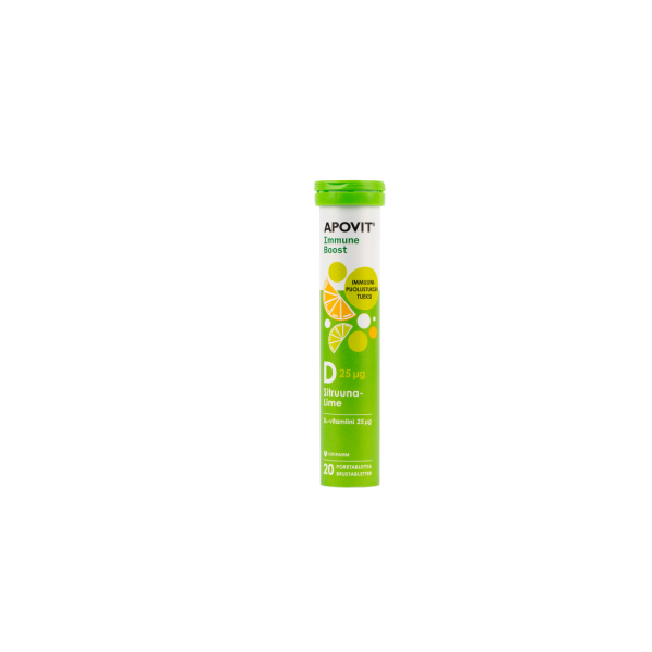Apovit D-vitamiinipore sitr-lime 20tabl 20 tabl