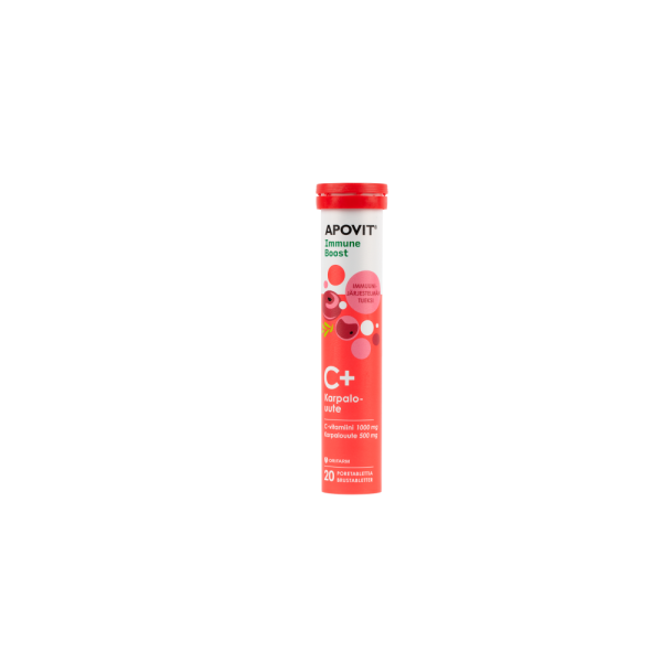 Apovit C-vitamiini-karpalopore 20tabl 20 tabl