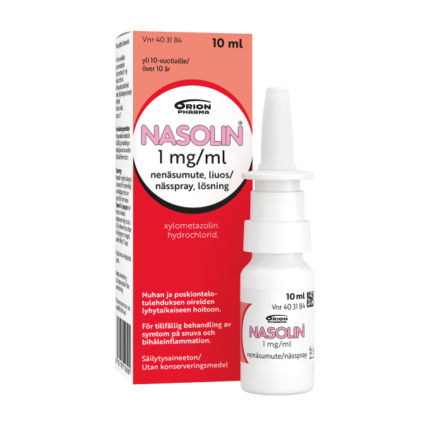 NASOLIN 1 MG/ML 10 ml