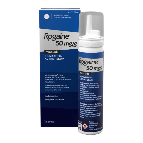 ROGAINE ihovaahto 50 mg/g 3 x 60 g
