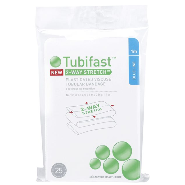 Tubifast putkisidos 7,5cmx1m sin