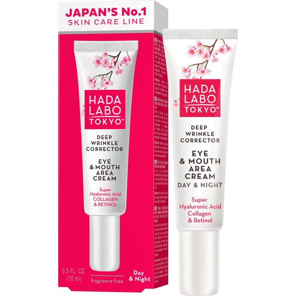 HADA LABO Wrinkle Corr. Eye & Mouth 15 ml