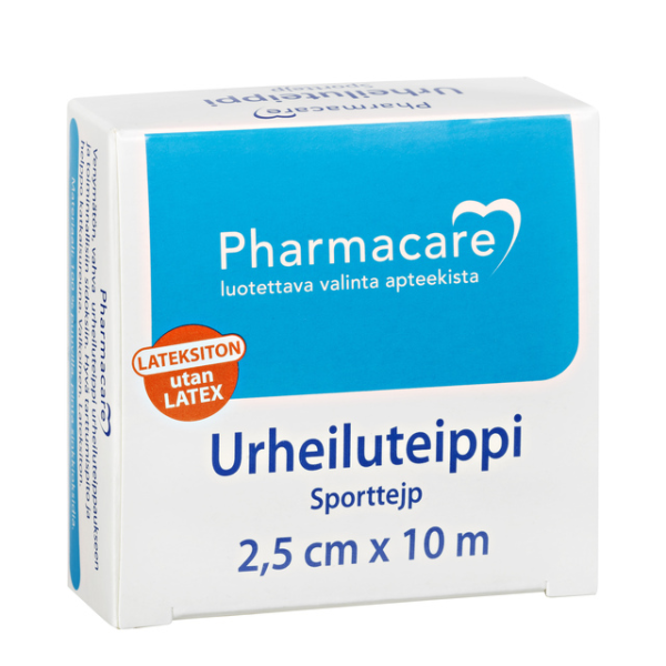 Pharmacare Urheiluteippi 3,8cmx5m 1 rll