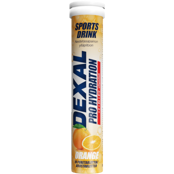 Dexal Pro Hydration orange+C+B6+B12 18 kpl
