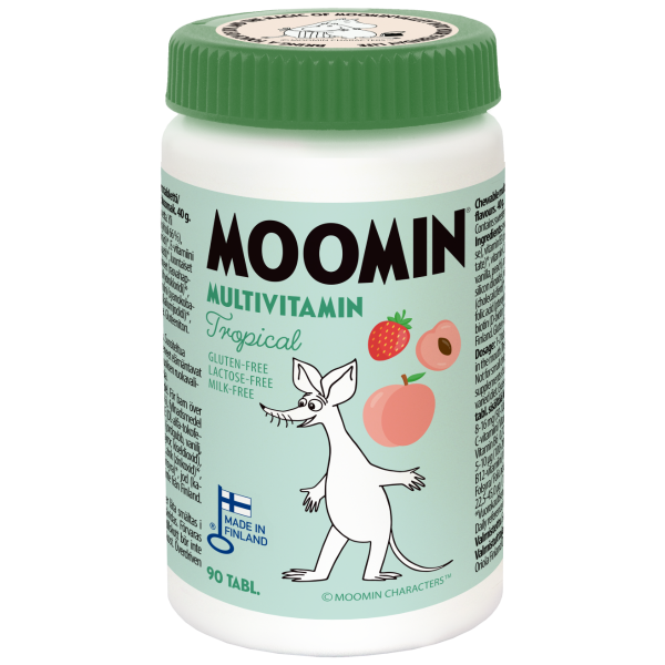 Moomin Multivitamin tropical 90 tablettia
