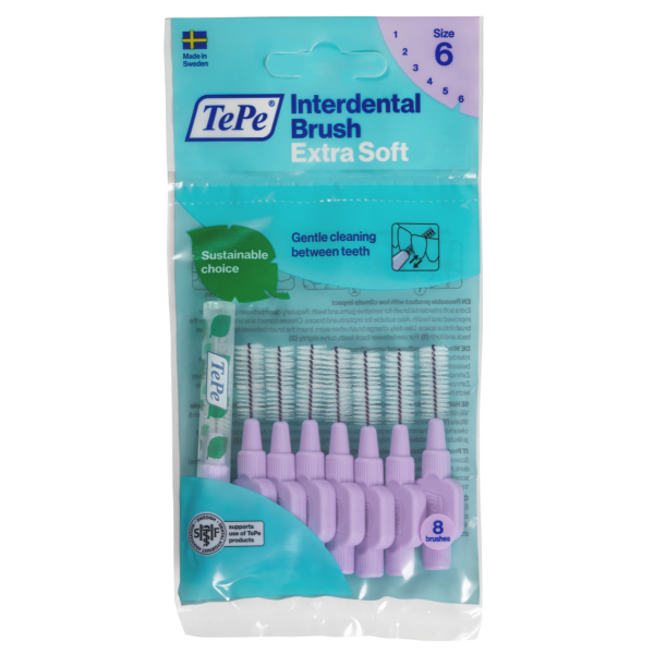 Tepe hammasväliharja 1,1 mm Extra soft 8 kpl