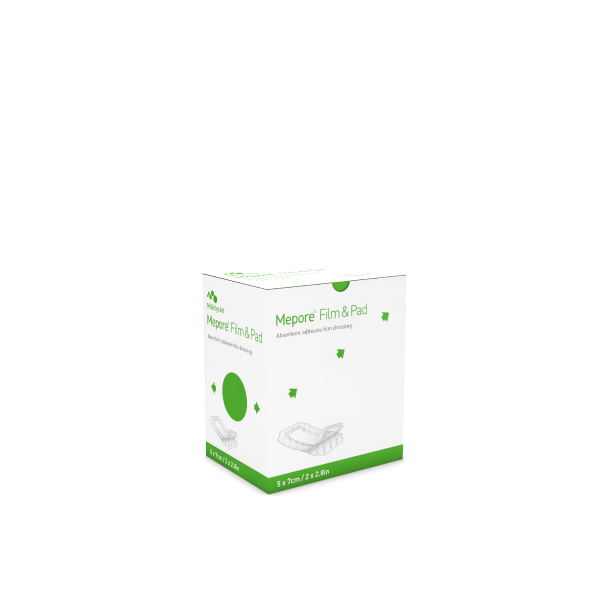 Mepore Film & Pad 5 x 7 cm oval 5 kpl