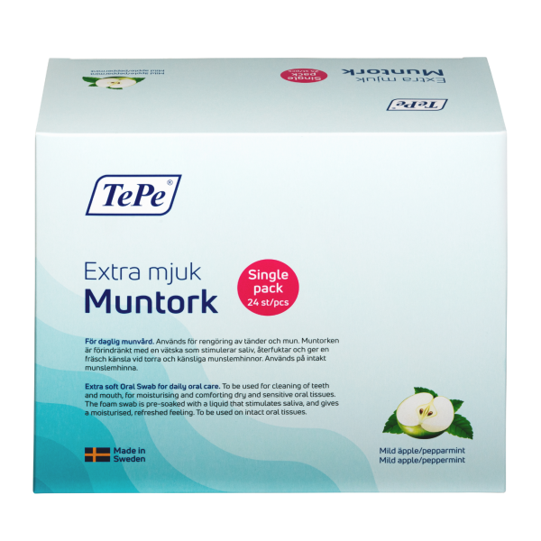 TePe Kosteuttava suun puhdistustikku 24 kpl