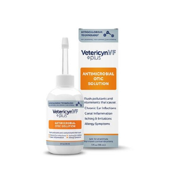 Vetericyn+ VF korvahuuhde 90 ml