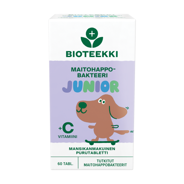 Bioteekki Maitohappobakteeri Junior 60 tabl