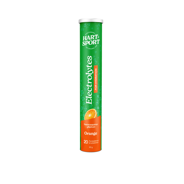 Hart-Sport Electrolytes Poretabletti Orange 3x20 kpl