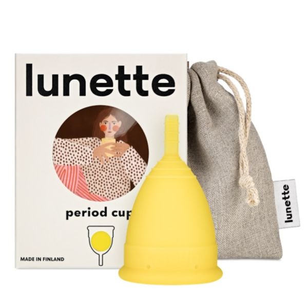 Lunette Kuukautiskuppi Keltainen koko 2 1 kpl