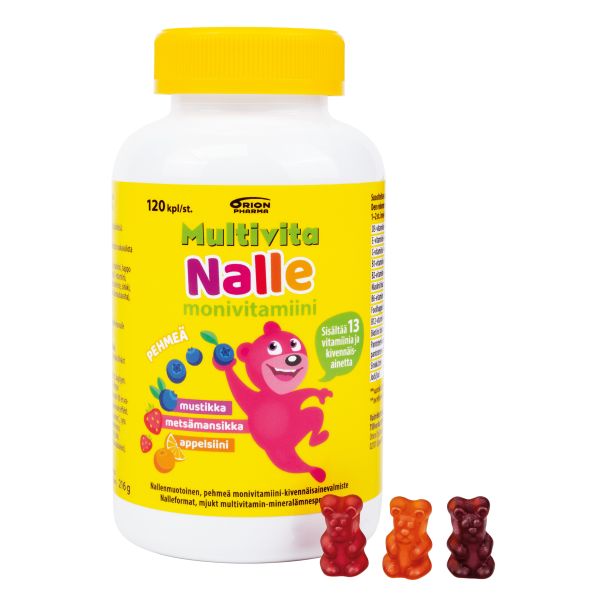 Multivita Nalle monivitamiini 120 tabl