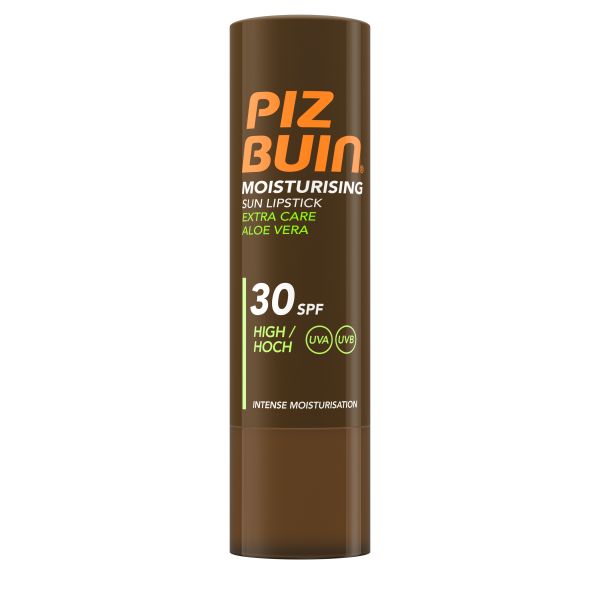 PIZ BUIN SUN LIPSTICK SPF30 ALOE VERA aurinkosuojahuulivoide 4,9 G
