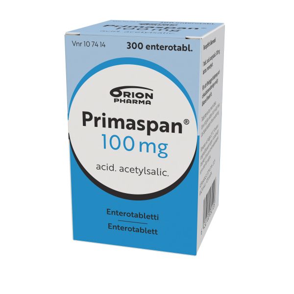 PRIMASPAN enterotabletti 100 mg 300 kpl
