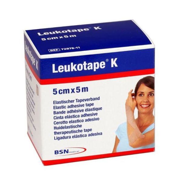 Leukotape K vaal. sininen kinesioteippi 5cmx5m 1 rll