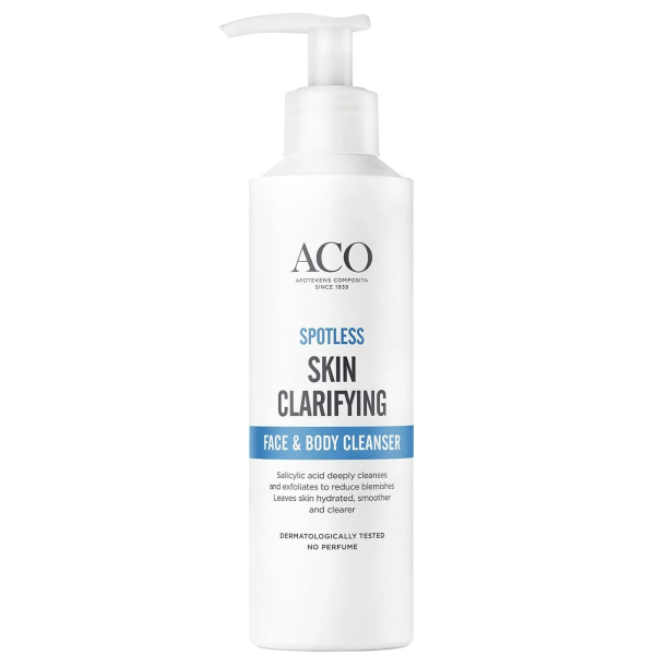 ACO Spotless Skin Clarifying Face & Body Cleanser 200 ml