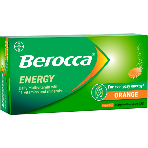 Berocca Energy Orange poretabletti 30 kpl