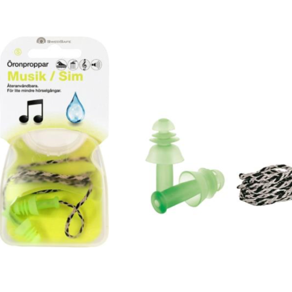 SwedSafe Music & Swim korvatulppa (S)