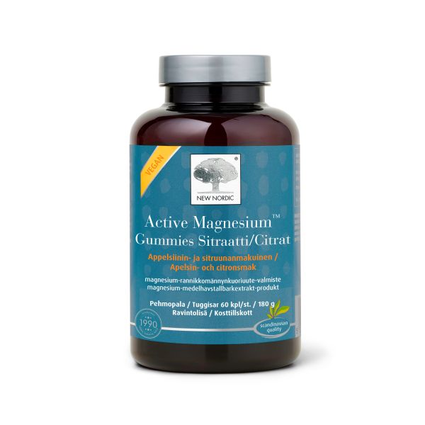 Active Magnesium Gummies Citrat 60 kpl