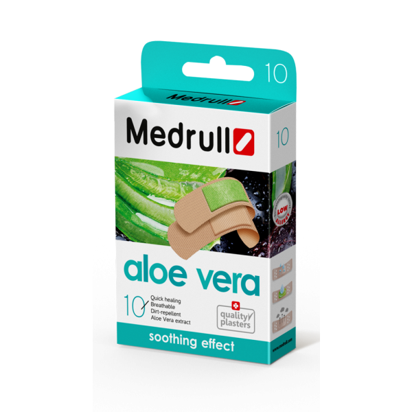 Medrull Aloe Vera antibakteerinenlaastari 10 kpl