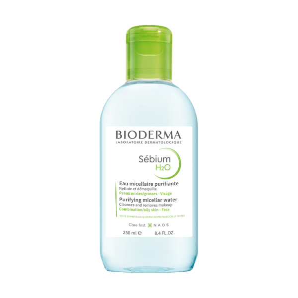 Bioderma Sebium H2O Micellar Water, rasvainen ja sekaiho 250 ml
