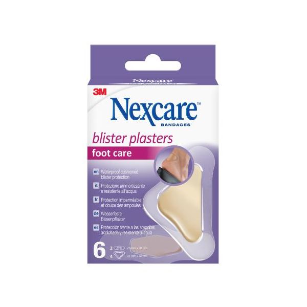 Nexcare rakkolaastarit valikoima pakkaus 6 kpl