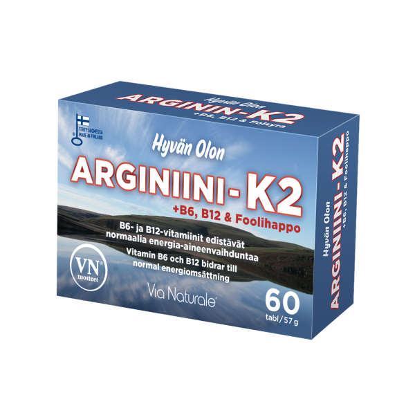 Hyvän Olon Arginiini + K2 60 tabl