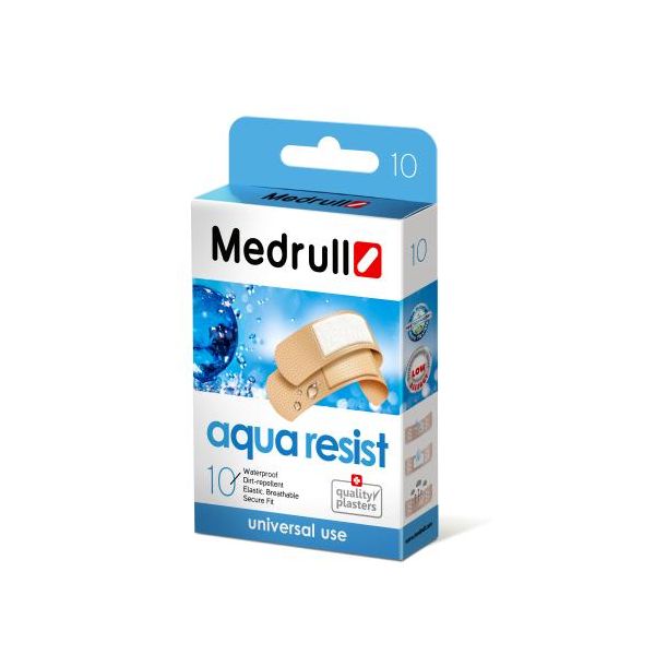 Medrull Aqua Resist laastari 6 kpl 19x72 mm, 4 kpl 25x72 mm 10 kpl