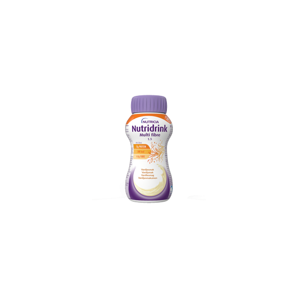 NUTRIDRINK MULTI FIBRE 4 x 200 ml vanilja