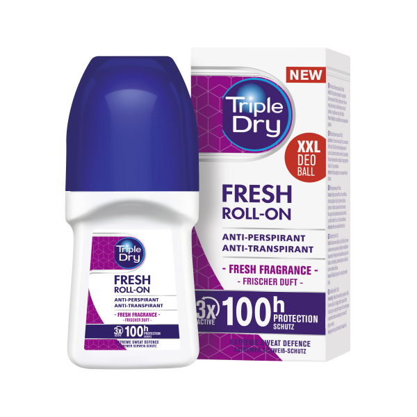 Triple Dry 100 h Fresh Antiperspirant Roll-On Tuoksu 50 ml