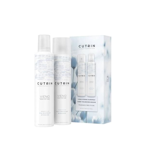 Cutrin Vieno Styling Gift Box, hiuslakka vahva ja muotovaahto 1 kpl