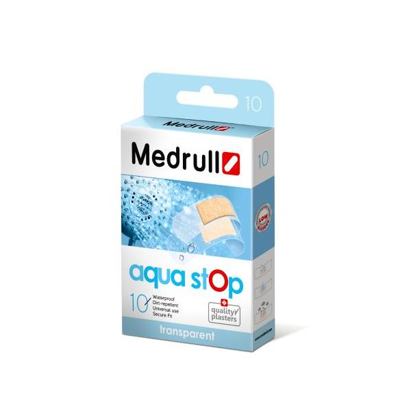 Medrull Aqua Stop laastari 6 kpl 19x72 mm, 4 kpl 25x72 mm 10 kpl