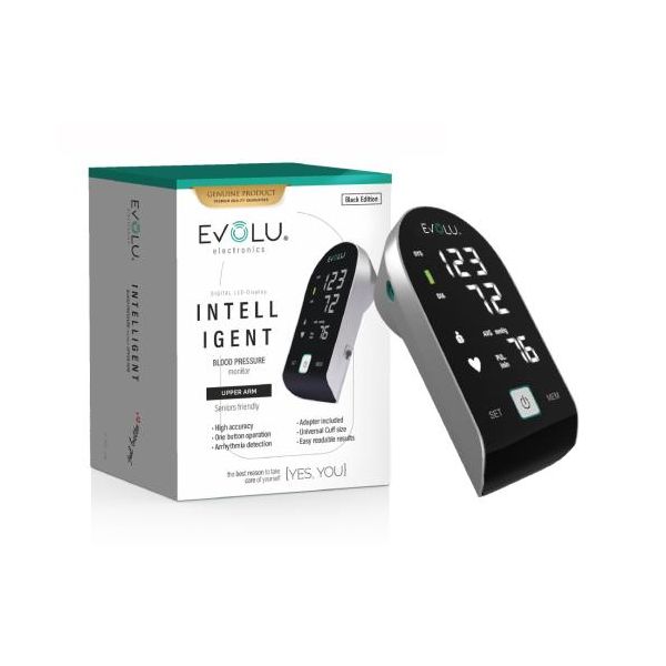 Evolu Intelligent verenpainemittari Black Edition 1 kpl