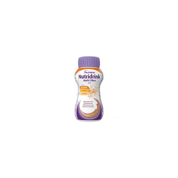 NUTRIDRINK MULTI FIBRE 4 x 200 ml suklaa