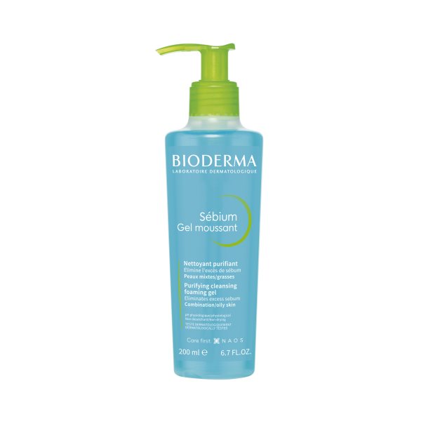 Bioderma Sebium Gel Moussant cleansing pump 200 ml