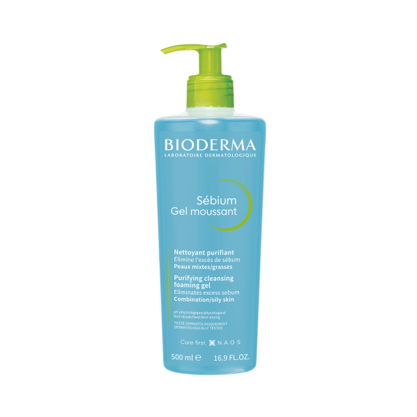 Bioderma Sebium Gel Moussant Cleansing pump 500 ml