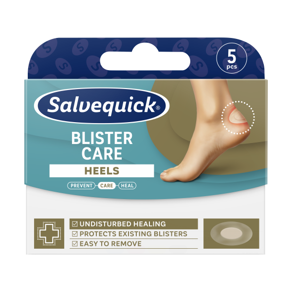 Salvequick Blister Care Heels rakkolaastari 5 kpl