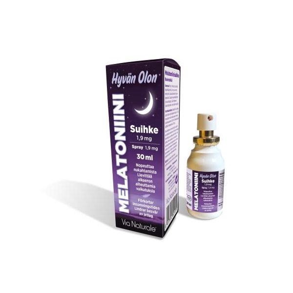 HYVÄN OLON MELATONIINISUIHKE 1,9 MG 30 ML