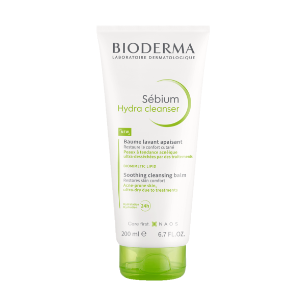 Bioderma Sebium Hydra Cleanser Balm, kuiva akneiho 200 ml