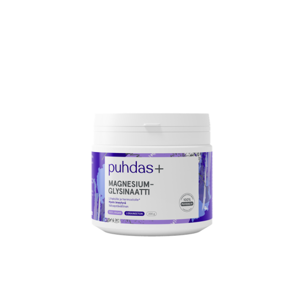 Puhdas+ Magnesiumglysinaatti 200 g